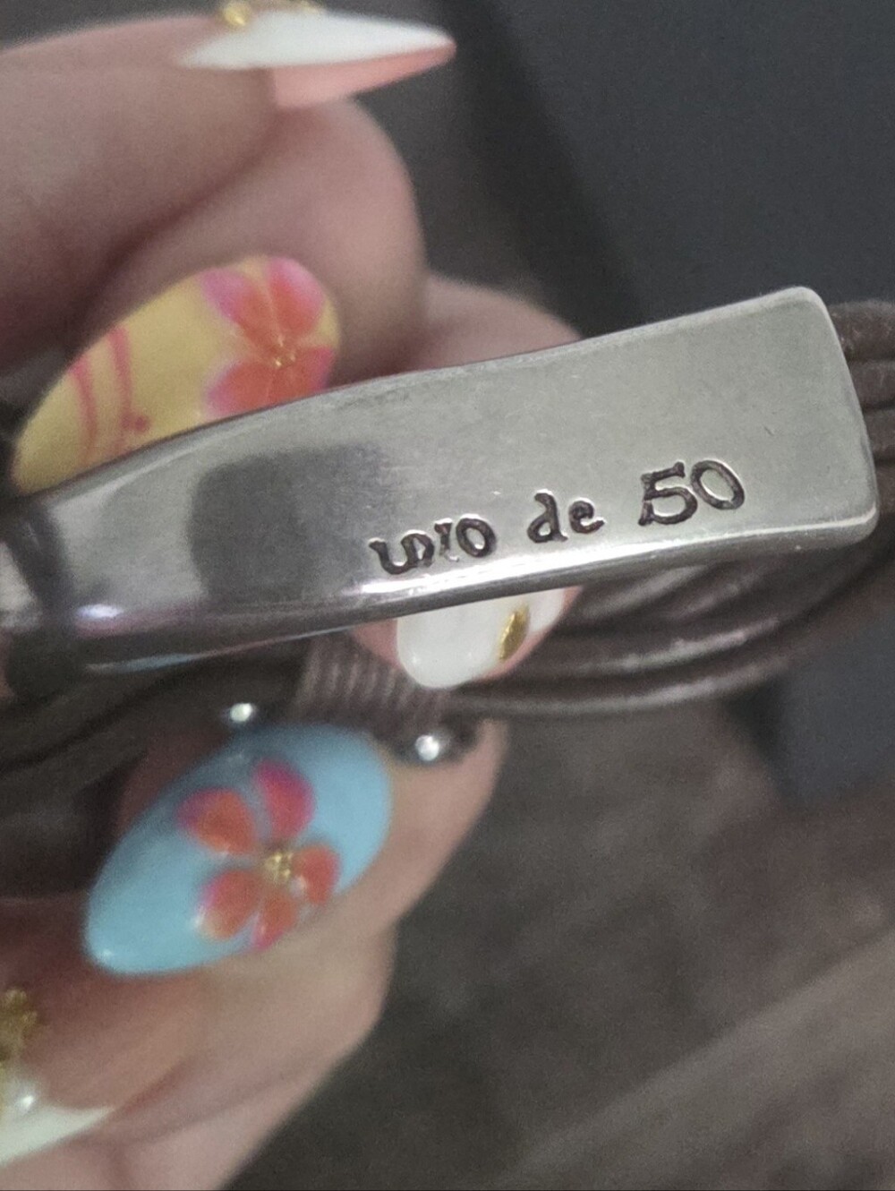 UNOde50 Tela Marinara Bracelet - Picture 3 of 9